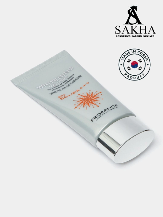 Противопигментный отбеливающий солнцезащитный крем Prorance Whitening SPF 50+ PA+++, 70 мл