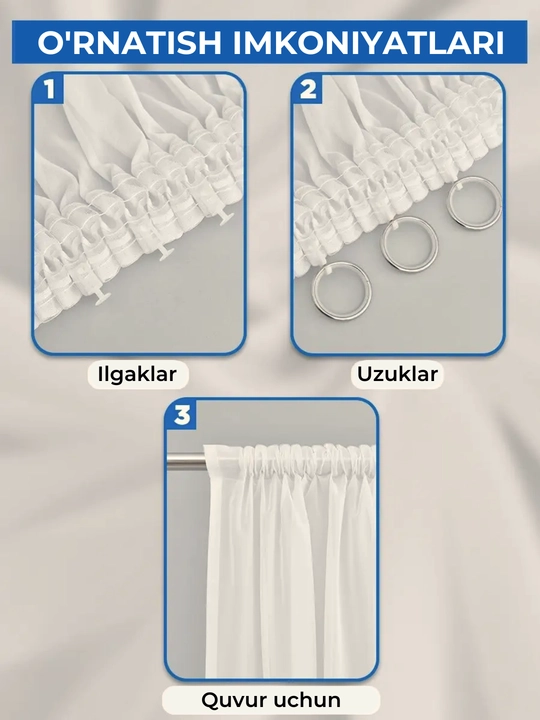 Parda tasmali tyul, oq, matlovchi