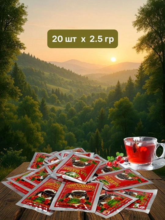 Шиповник растворимый HALSICA, натуральный 100% (50 г)