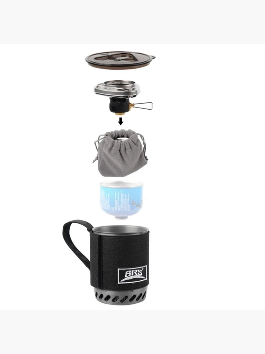 Gaz plitasi BRS-61, portativ turistik, 3000W quvvatli