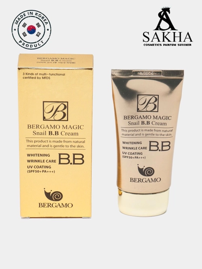 Крем тональный Uuz, Bergamo BB, SPF, матовый и увлажняющий, 50 мл - 