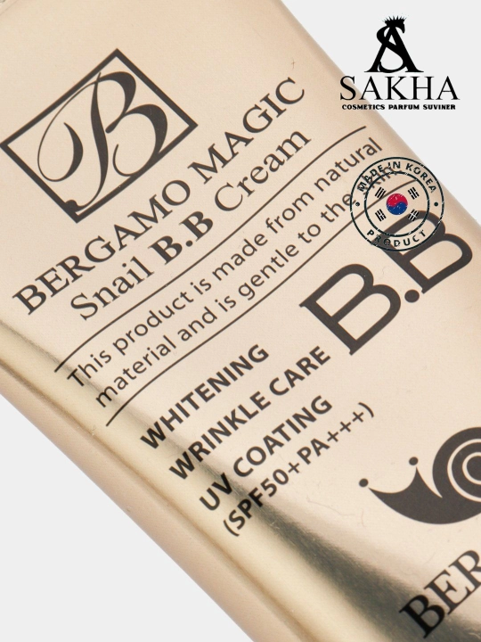 Уuz tonal kremi, Bergamo BB, SPF, matlashtiruvchi va namlantiruvchi, 50 ml