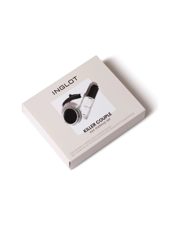 INGLOT EYE MAKEUP SET KILLER COUPLE Набор гелевая подводка 77 + Duraline - 