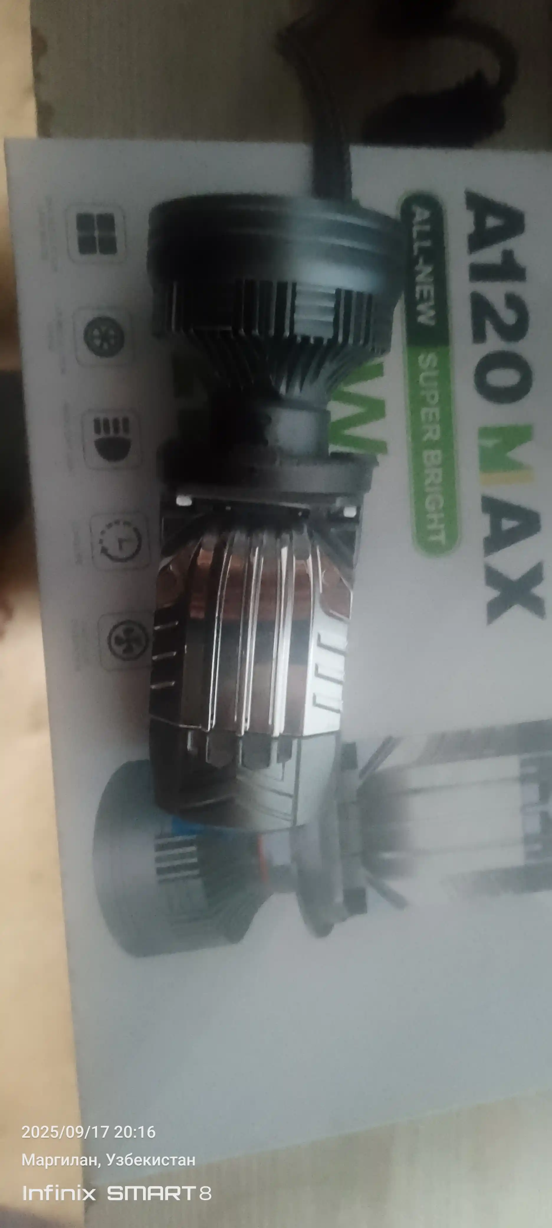 ZIMMER A120 MAX LED — автомобильная LED лампа 120W H4