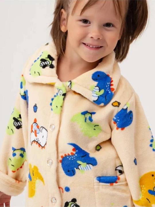 Issiq bolalar uy kiyimi, uyqu uchun pijama, issiq komplekt kiyim