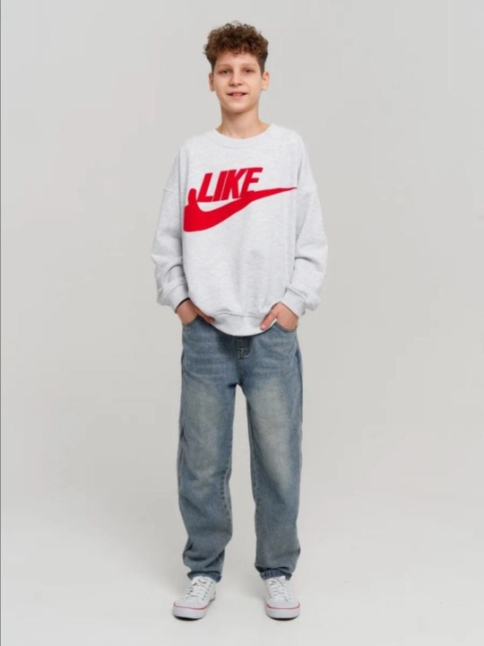 Sochsiz oversize svitshot - o‘smir qiz yoki o‘g‘il bola uchun ideal tanlov