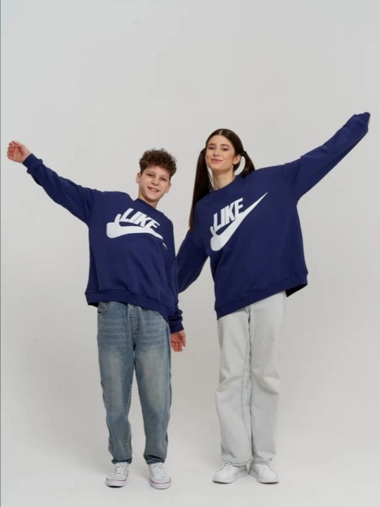 Sochsiz oversize svitshot - o‘smir qiz yoki o‘g‘il bola uchun ideal tanlov