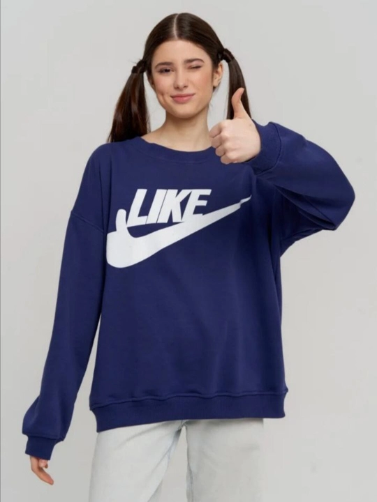 Sochsiz oversize svitshot - o‘smir qiz yoki o‘g‘il bola uchun ideal tanlov