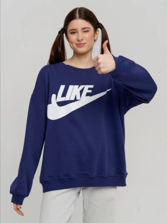 Sochsiz oversize svitshot - o‘smir qiz yoki o‘g‘il bola uchun ideal tanlov