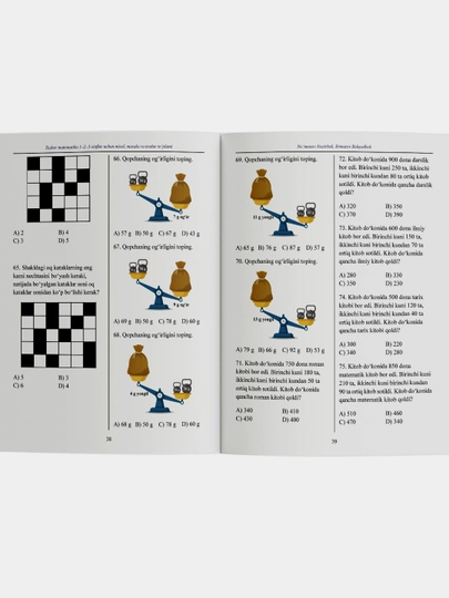Tezkor matematika 1–3 sinflar