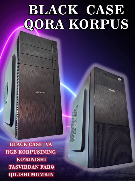 Tayyor Core i5-12400f o'yin kompyuteri, GTX 1660 super-o'yin va dizayn uchun tizimli blok