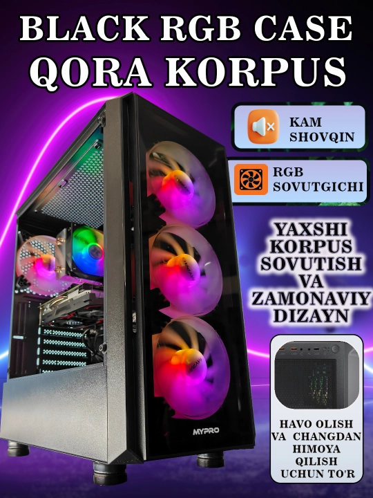 Tayyor Core i5-12400f o'yin kompyuteri, GTX 1660 super-o'yin va dizayn uchun tizimli blok