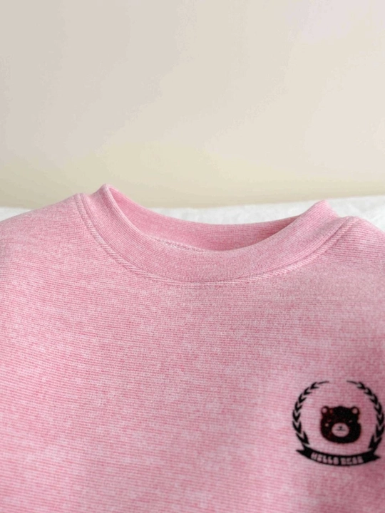 Issiq bolalar uy kiyimi, uyqu uchun pijama, issiq komplekt kiyim