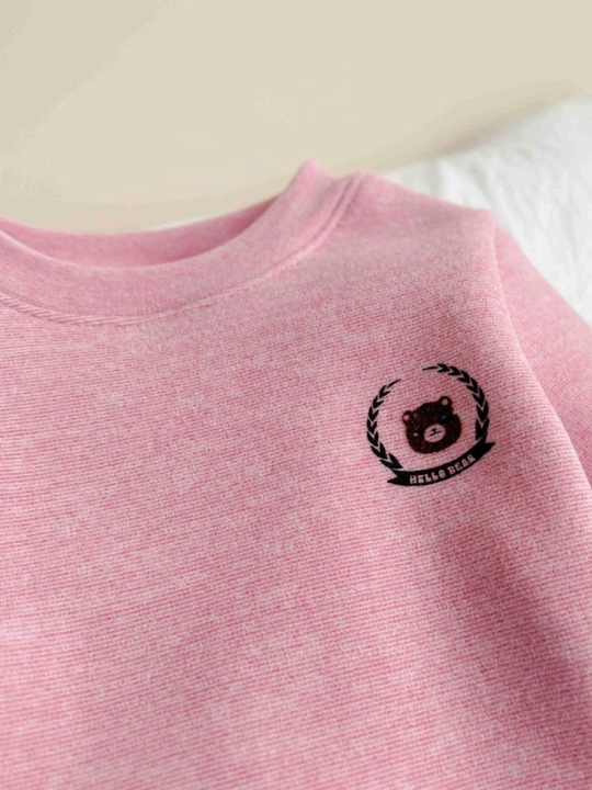 Issiq bolalar uy kiyimi, uyqu uchun pijama, issiq komplekt kiyim