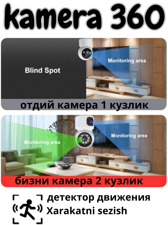 Xavfsizlik kuzatuv kamera, tashqi kamera, suv o'tkazmaydigan, sim karta 4g, V380 PRO