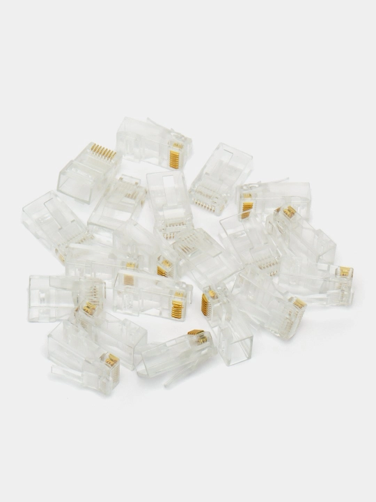 Коннектор RJ45 - CAT6, категория 6 не сквозной, цветной