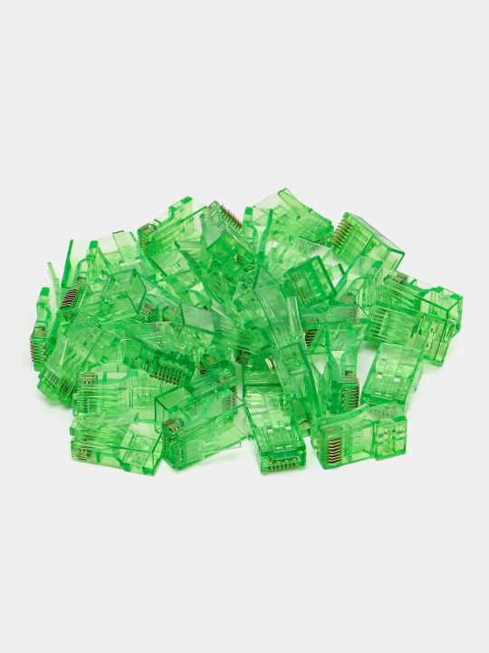 Konektor Ulagich RJ45 - CAT6, kategoriya 6 orqali, rangli - 