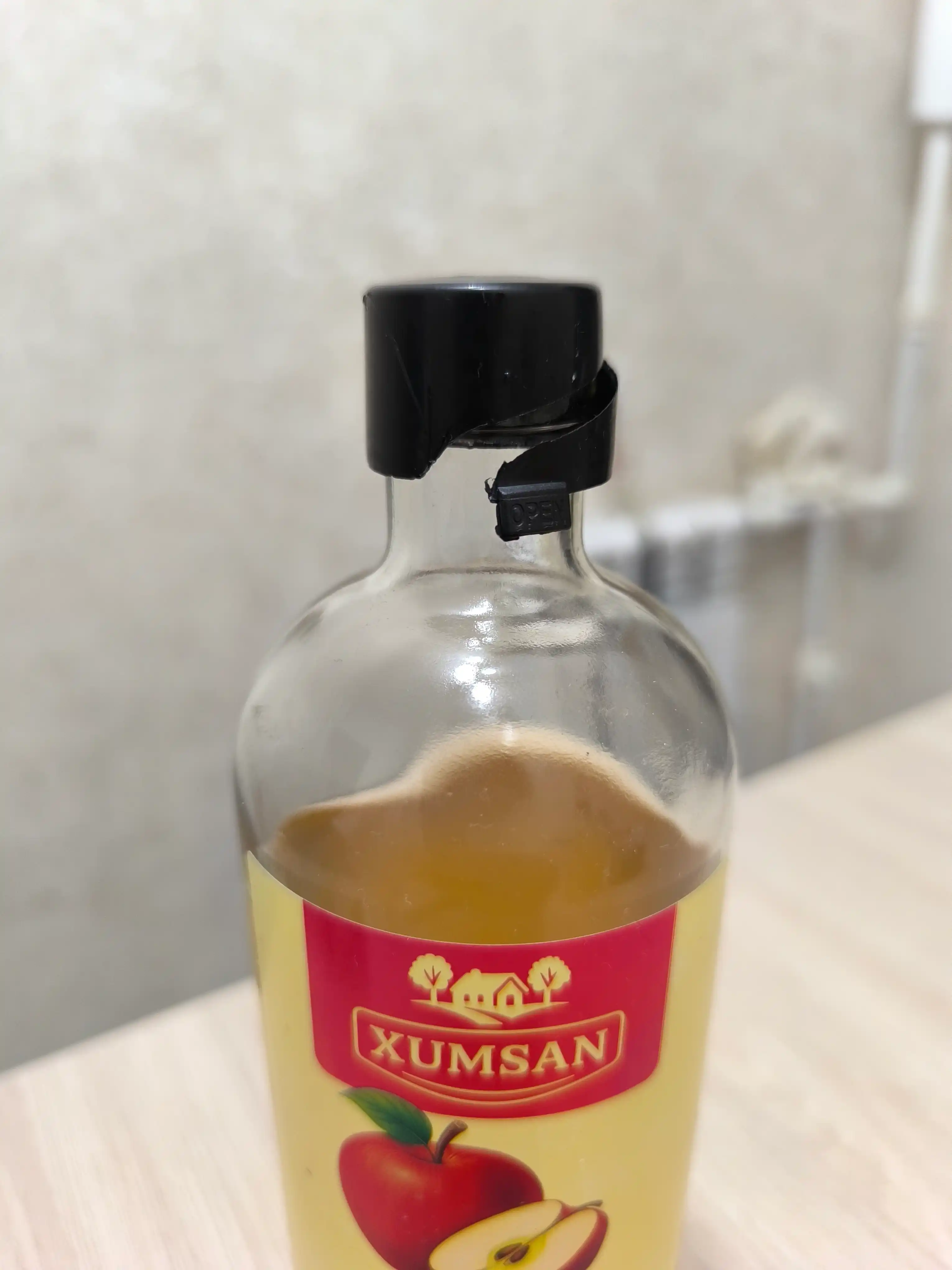 Olma sirkasi, filtrlanmagan, tabiiy