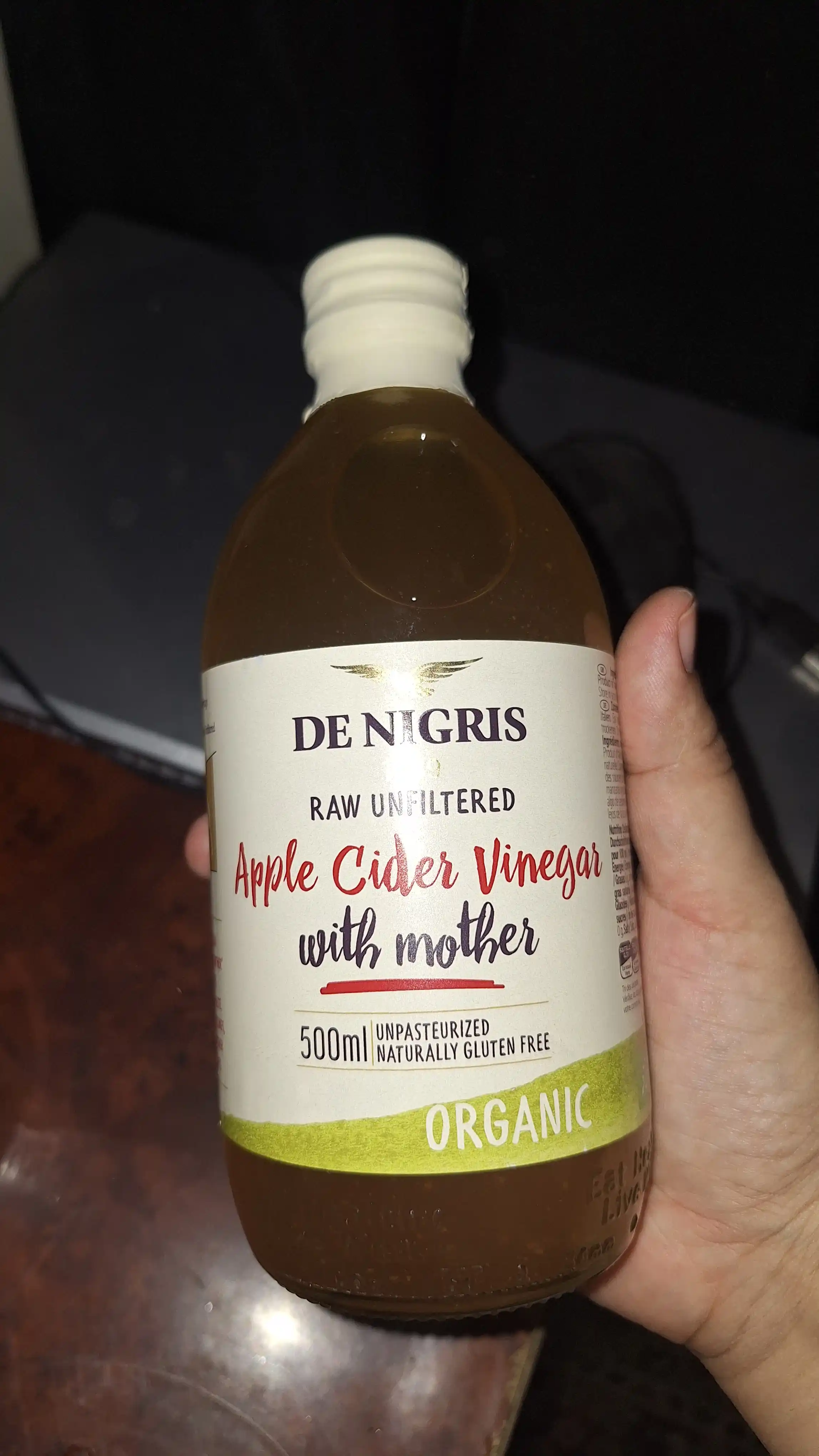 De Nigris olma sirkasi, filtrlanmagan, 500 ml