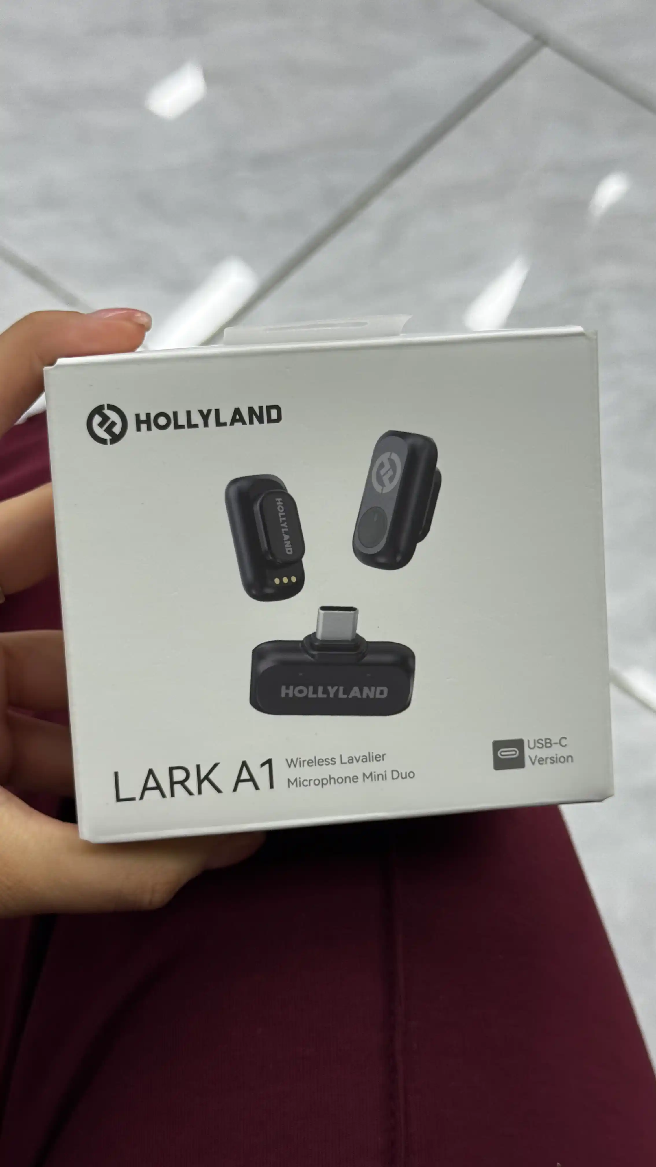 Hollyland LARK A1 Mini Duo USB-C — беспроводной микрофон для смартфонов