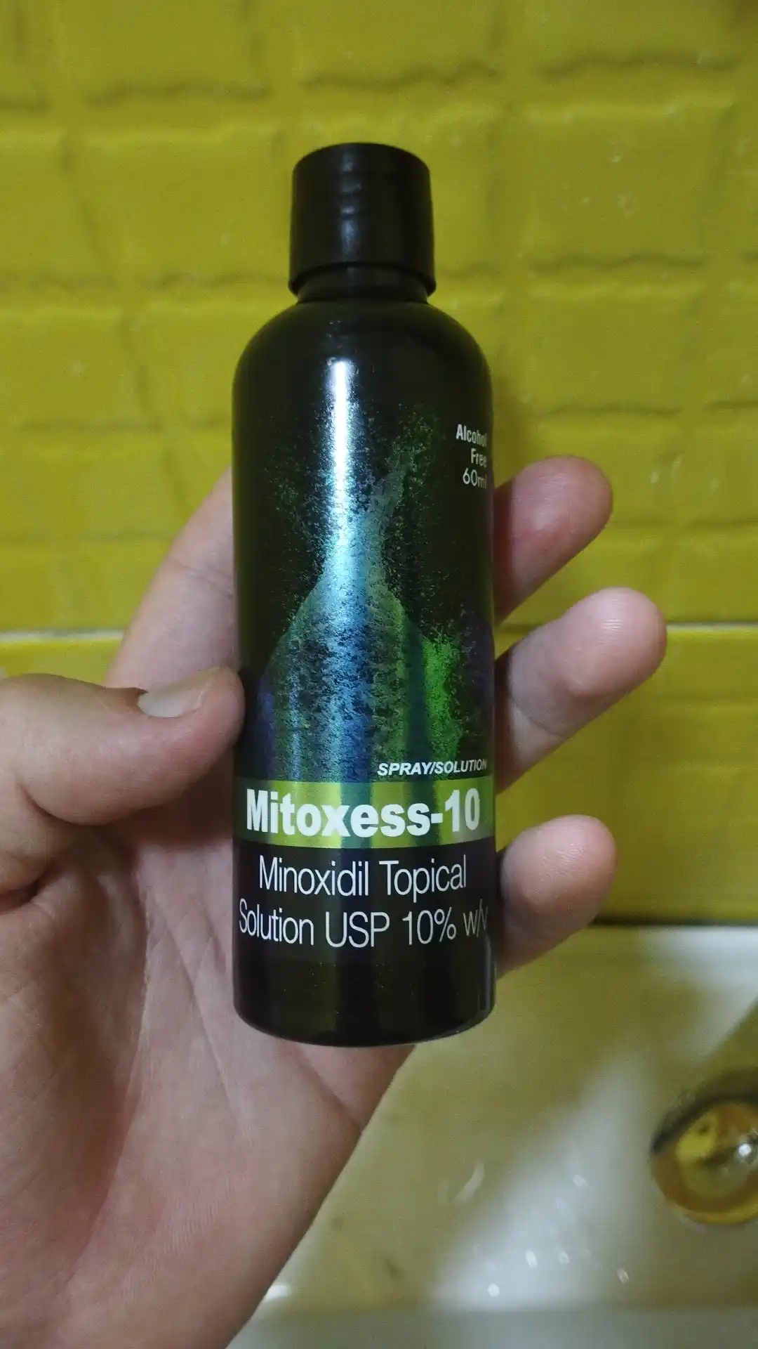 Миноксидил 10% Mitoxess-10 – лосьон для роста волос и бороды, без спирта, 60 мл