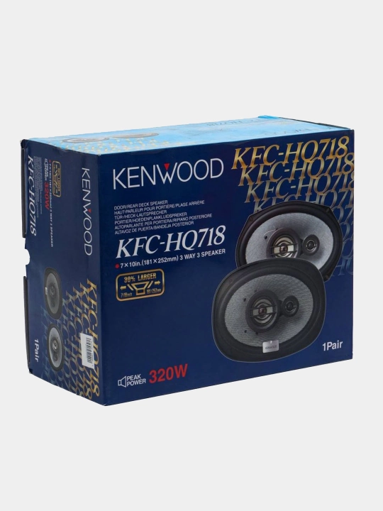 Акустика Kenwood модель Kfc-hq 718 Bass, 2 шт 