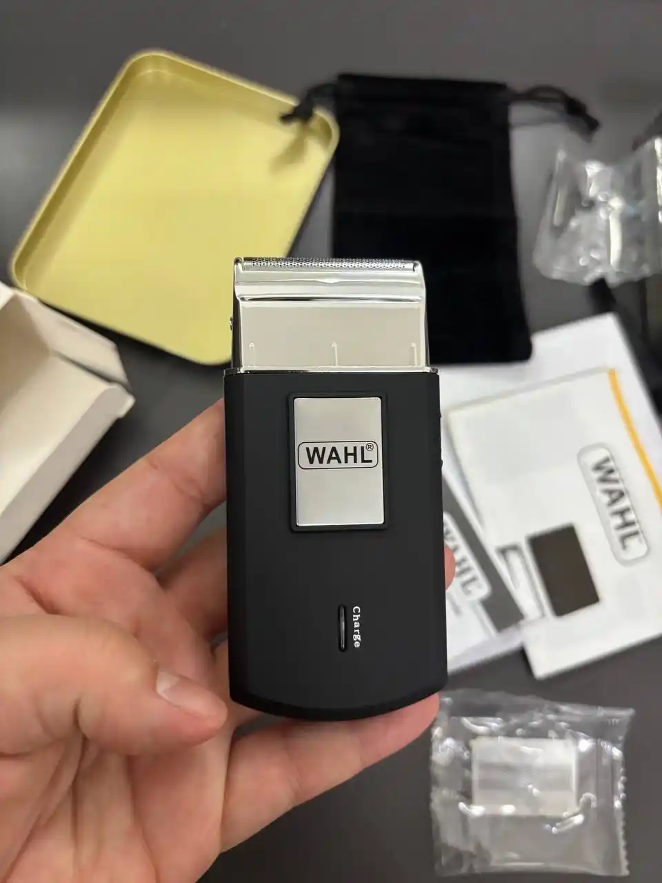 Электробритва Wahl Mobile Shaver 3615, сеточная, сухое бритье, питание автономное/от сети