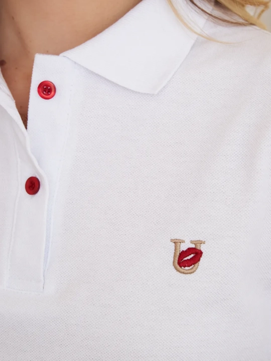Женская футболка поло финка UBLOSSOM, 100% хлопок, рубашка короткий рукав Polo
