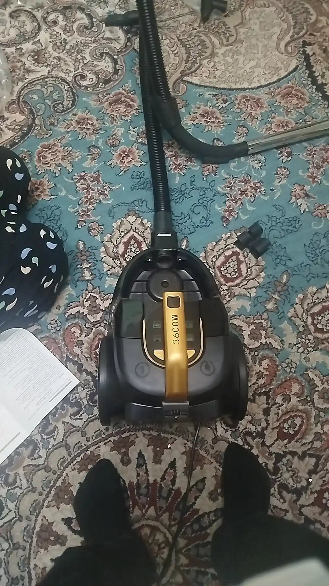 Пылесос без мешка BOSH KPA26C, мощный 3600W