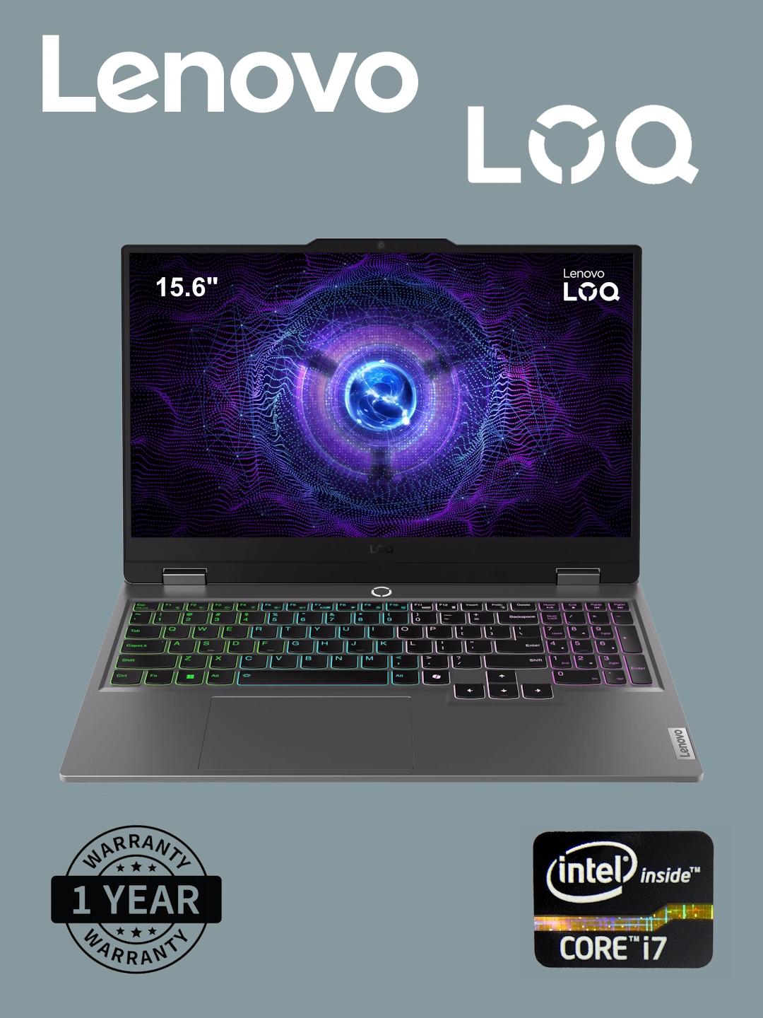 Ноутбук Lenovo LOQ  15.6"  i7-13650HX 16GB  1TB SSD GF RTX 4050 6GB 83DV00NHRK за 14500000 сум со скидкой 17%. Uzum Market