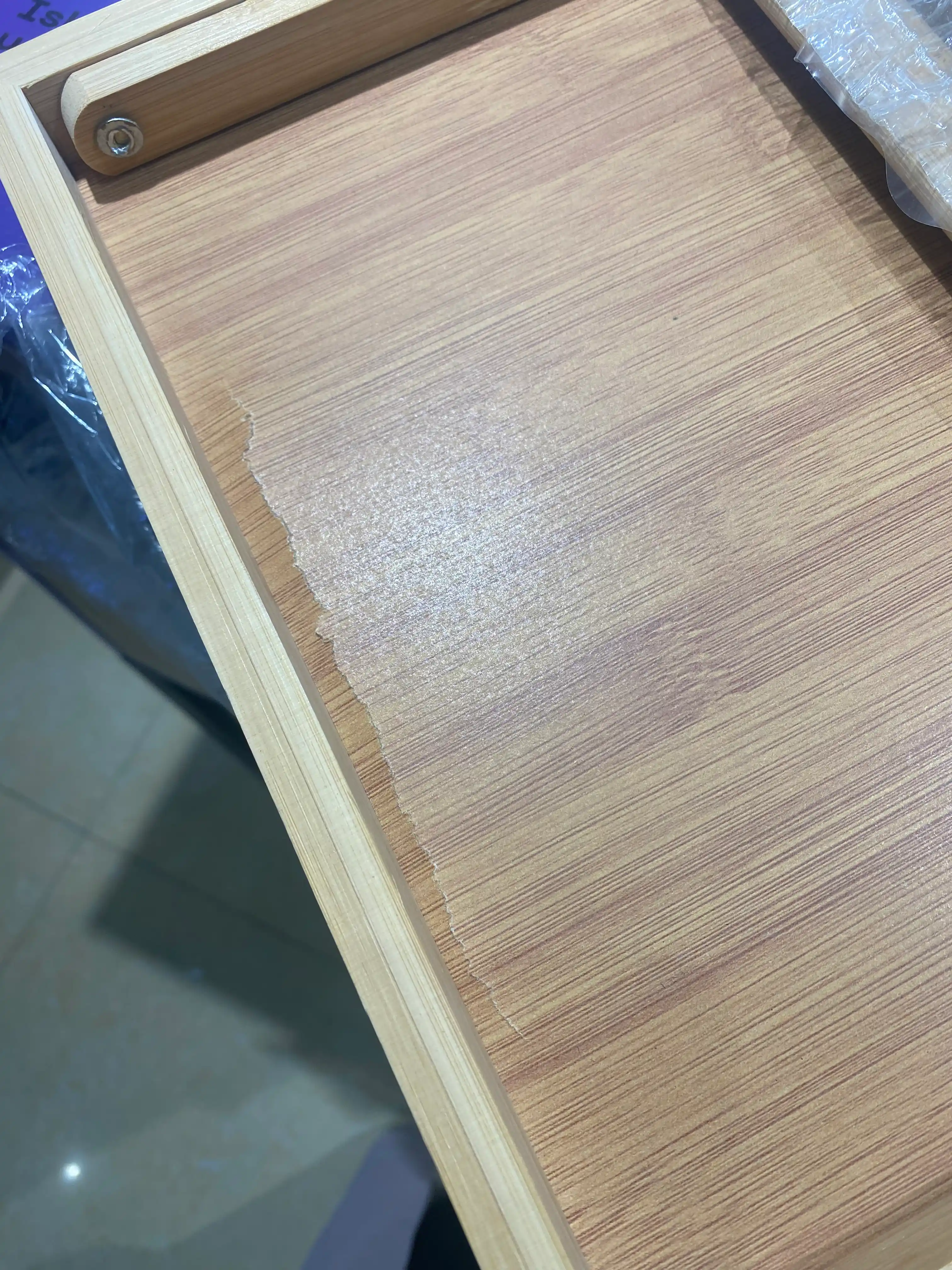 Столик для ноутбука складной 50×30 см, бамбуковый поднос для кровати