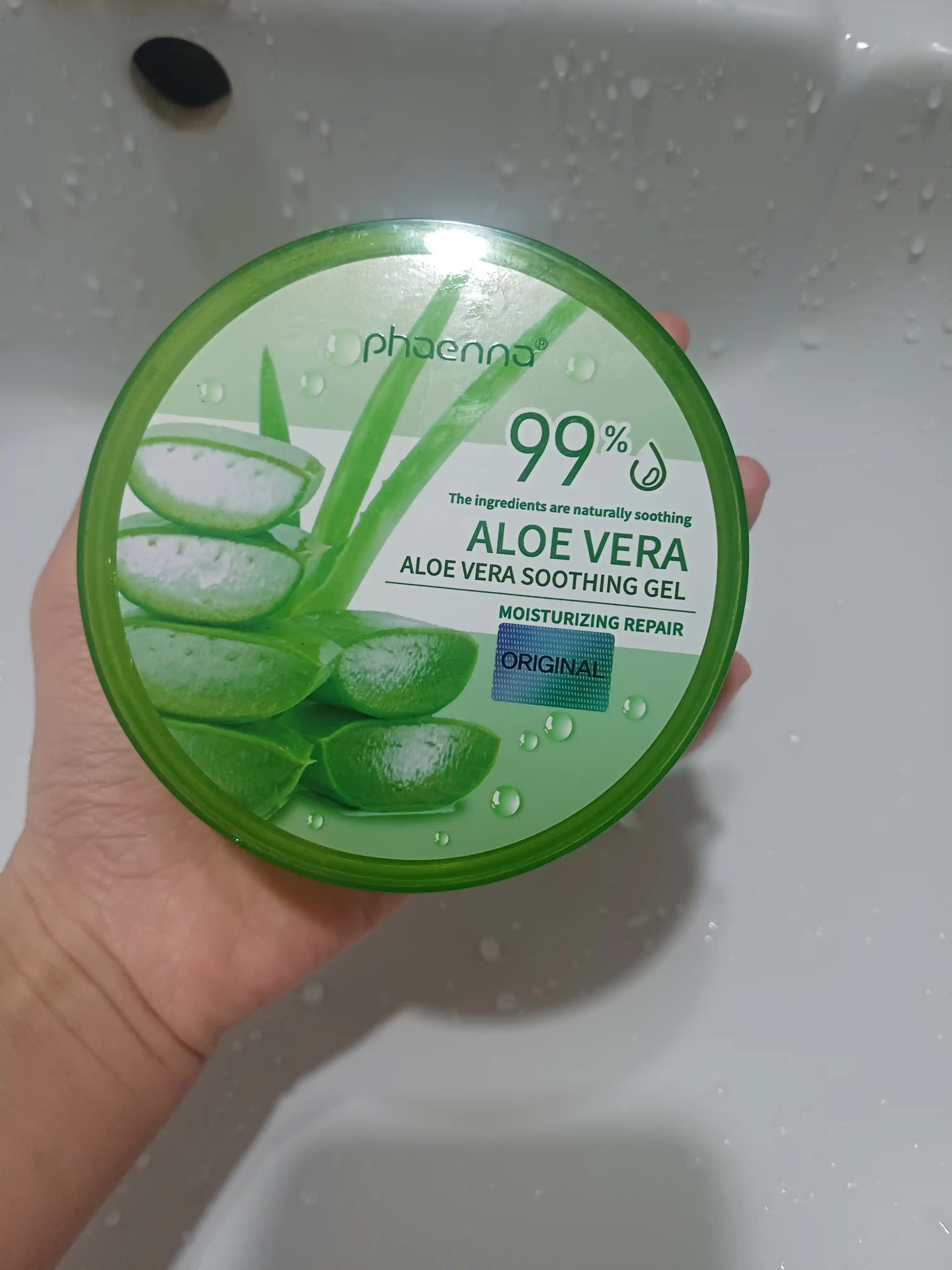 Yuz va tana uchun Aloe Vera, aloe bilan namlantiruvchi gel, 99% tiklovchi gel, 100 ml