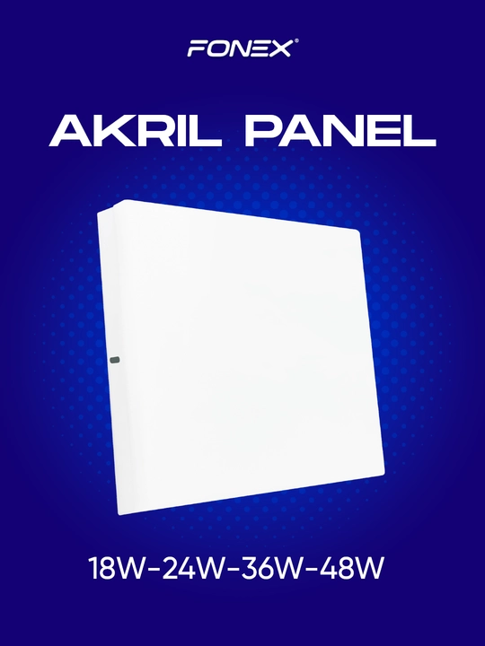 Tashqi o'rnatiladigan akril LED panel FONEX, 18-24-36-48 V