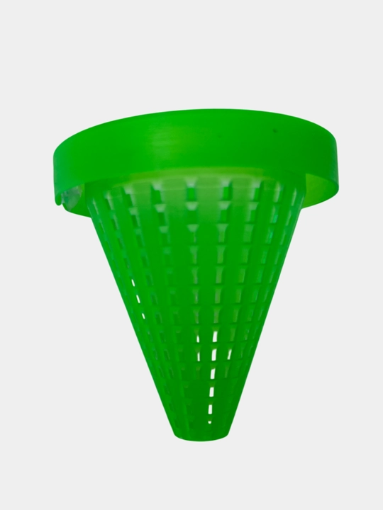 So‘rg‘ichli plastik akvarium oziqlantiruvchi 7 sm qizil qurt konusli oziqlantiruvchi bezak