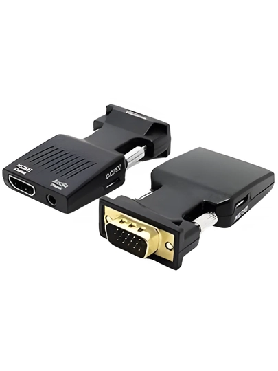HDMI - VGA адаптер с AUX аудио выходом, VGA - HDMI конвертер, MT-VIKI HDMI - VGA переходник