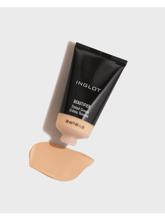 Inglot Beautifier Tinted Cream тональная основа 30 мл, увлажняющая, с HD-пигментами