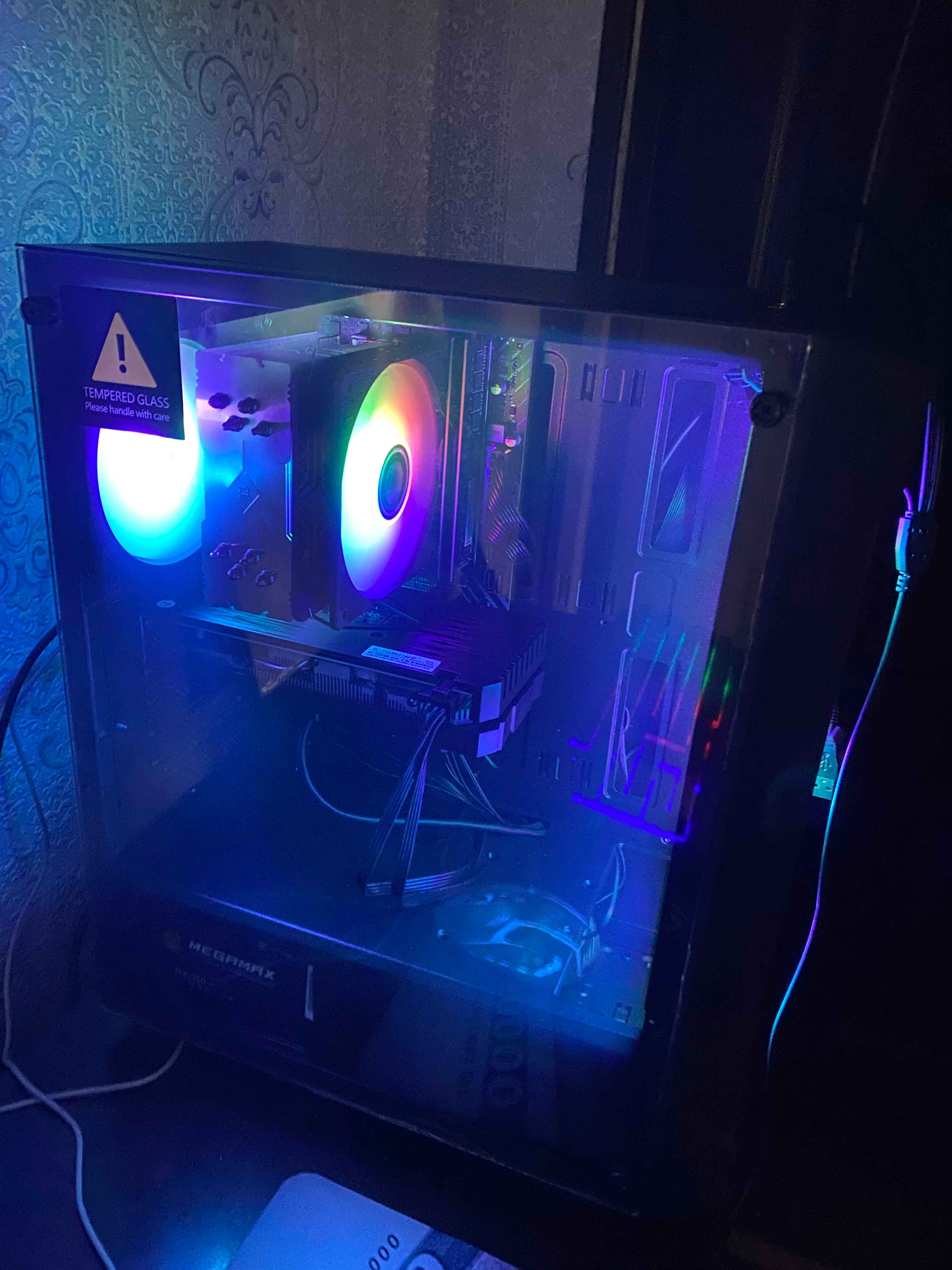 Core i5 12400F o‘yin kompyuteri, 16GB DDR4, 512 GB SSD NVMe, RTX5050 8GB, RTX3060 12GB
