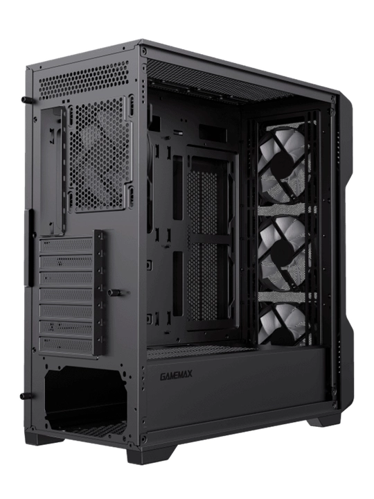 Компьютерный корпус GameMax Siege Black, Mid-Tower, ARGB