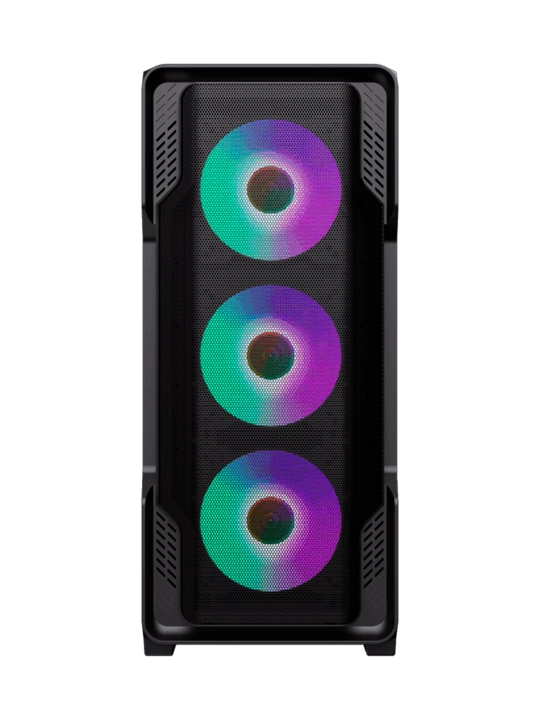 Компьютерный корпус GameMax Siege Black, Mid-Tower, ARGB