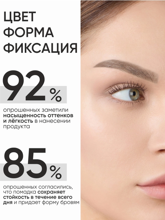Помадка для бровей LIMONI Eyebrow Pomade 02 Medium Brown
