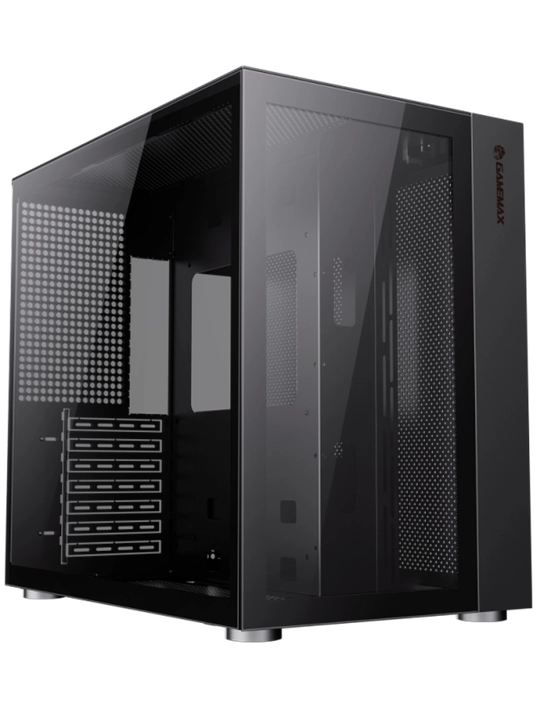 GameMax Infinity Black kompyuter korpusi, Mid-Tower, + LED tasma - 