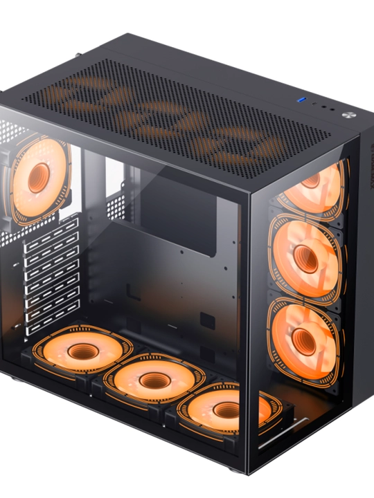 GameMax Infinity Black kompyuter korpusi, Mid-Tower, + LED tasma