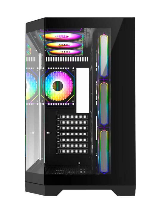 Корпус GameMax Hype-A, Mid-Tower, 4×ARGB вентиляторов