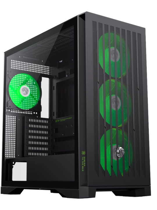 Корпус GameMax Leader 2, Full-Tower, 6×ARGB вентиляторов  - 