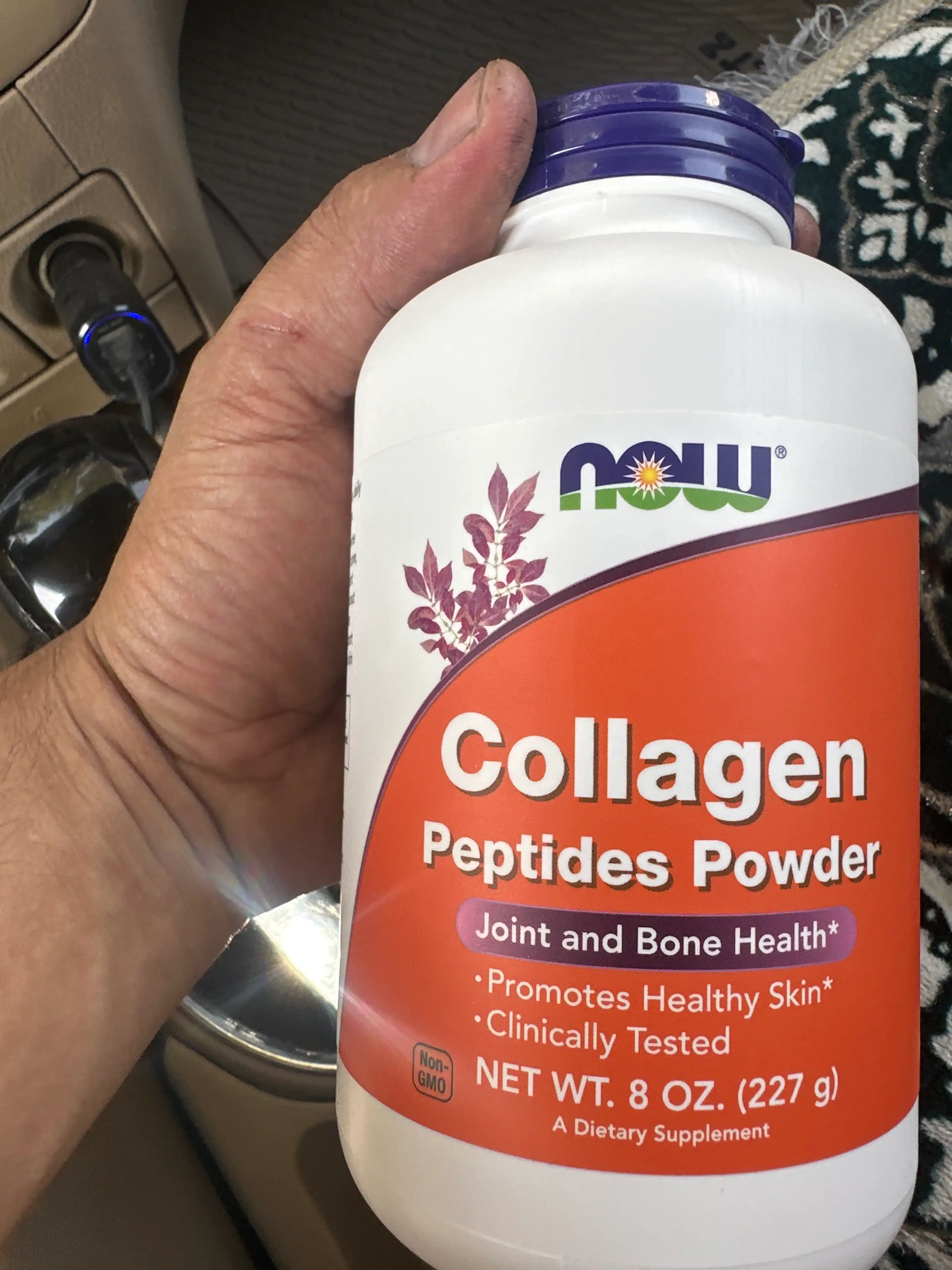 Kollagen NOW Supplements, kukun va kapsulalarda