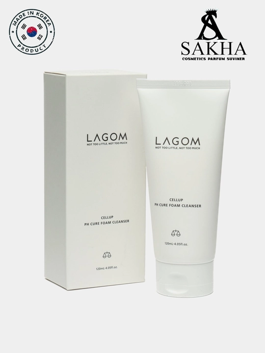 Lagom Cellup pH Cure Foam Cleanser - натуральная балансирующая очищающая пенка для лица