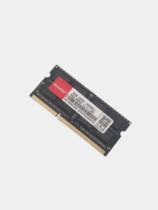 Оперативная память Wichudisk DDR3 8Гб 1600 mhz 1.5V SoDIMM для ноутбука 1x8 ГБ KVR16S11/8 - 