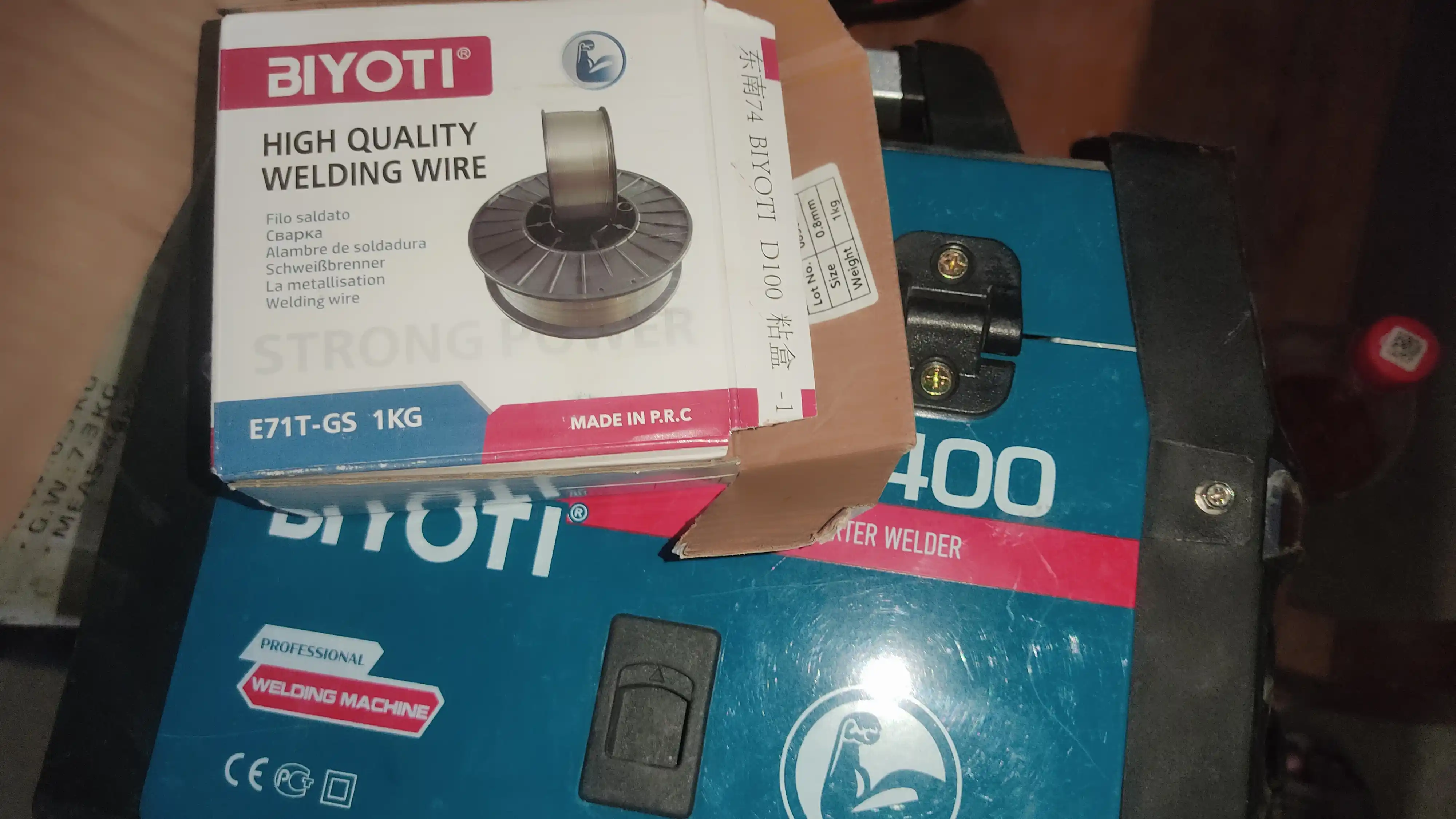 Payvandlash uchun kukunli sim, 1 kg, 0.8 mm, ART 166003