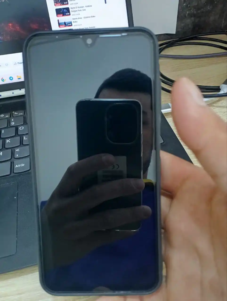 Защитное стекло антишпион для Samsung A72/A73....A21/A21S, Privacy с олеофобным покрытием