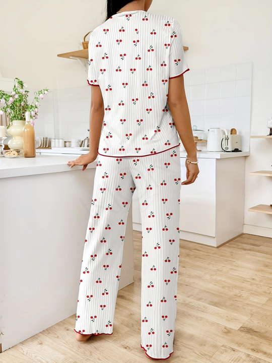 Ayollar pijamasi Kioko, ayollar uchun ikki qismli pijama, uy kiyimi, ayollar uy kostyumi